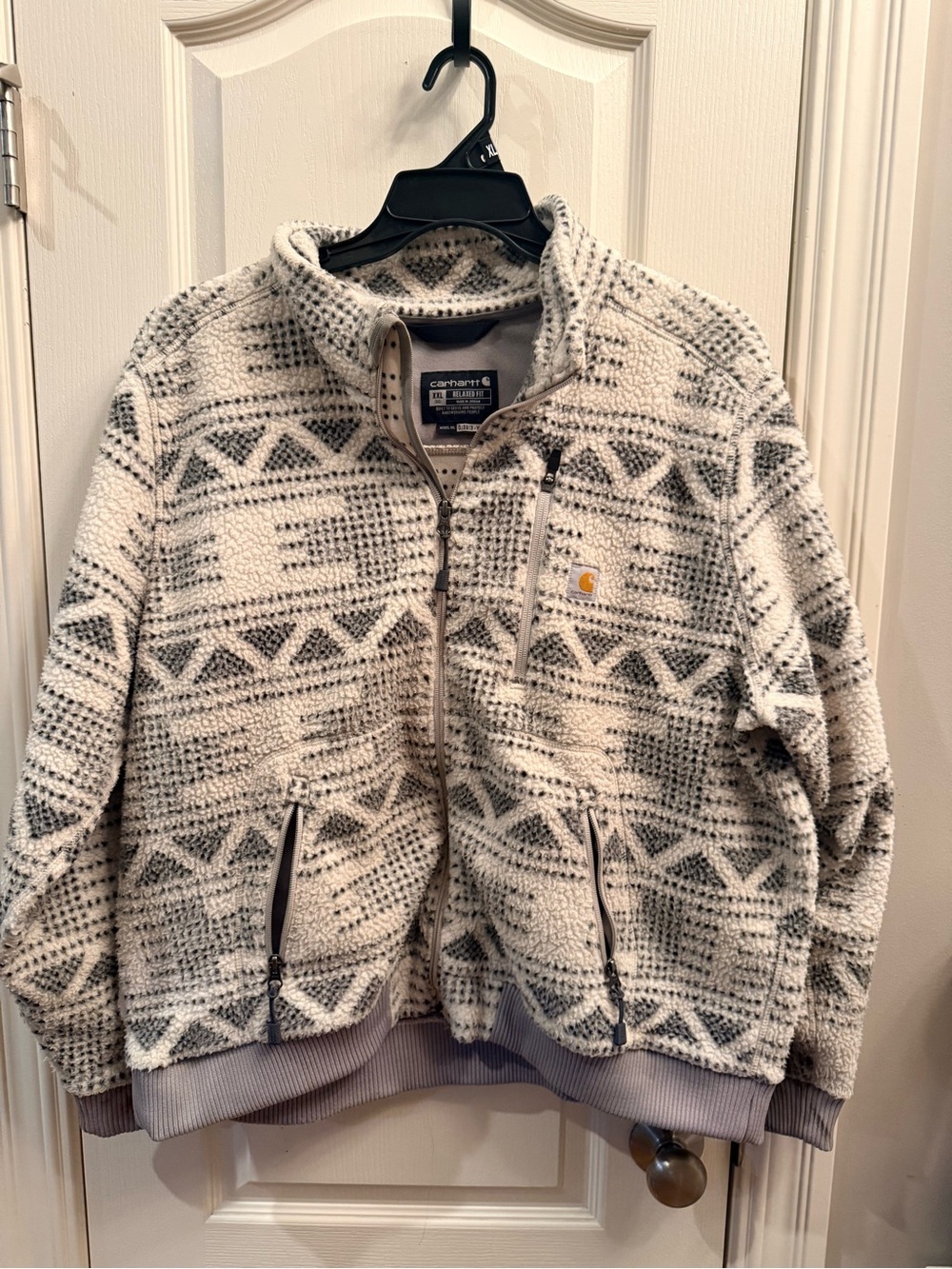 Carhartt Relaxed Fit Sherpa Fleece Jacket women size XXL